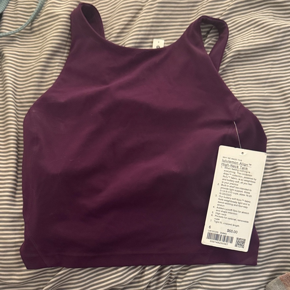 Lululemon High Neck Tank Top